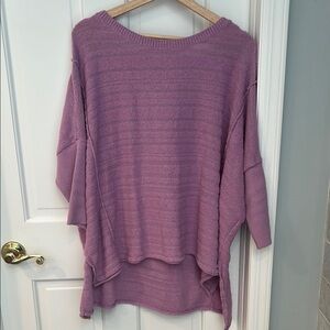 Anthropologie Lilac Sweater - Crew Neck